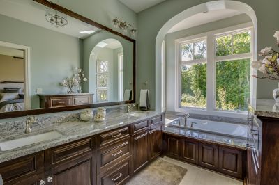Wide View of Bathroom Renovation